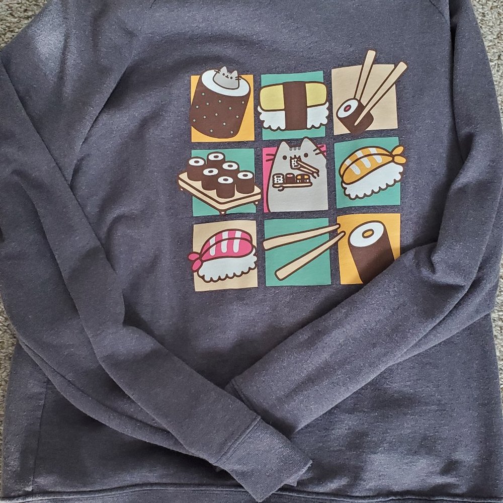 pusheen sushi sweatshirt pullover